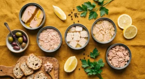 Verschiedene Dosen Thunfisch aus der Dose im Vergleichstest